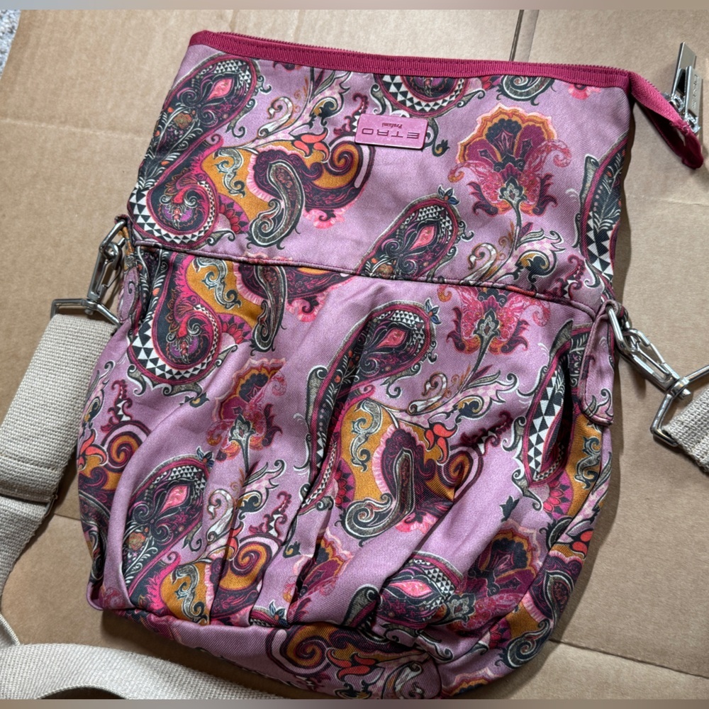 Vintage Etro Pink Paisley Crossbody Bag - Picture 1 of 9